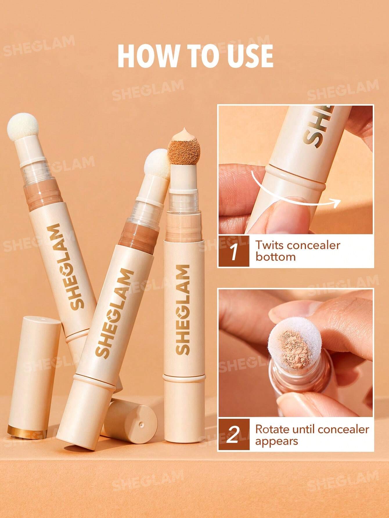 Sheglam complexion boost concelar anti-cernes complexion boost - كونسيلر شيكلام تغطية عالية