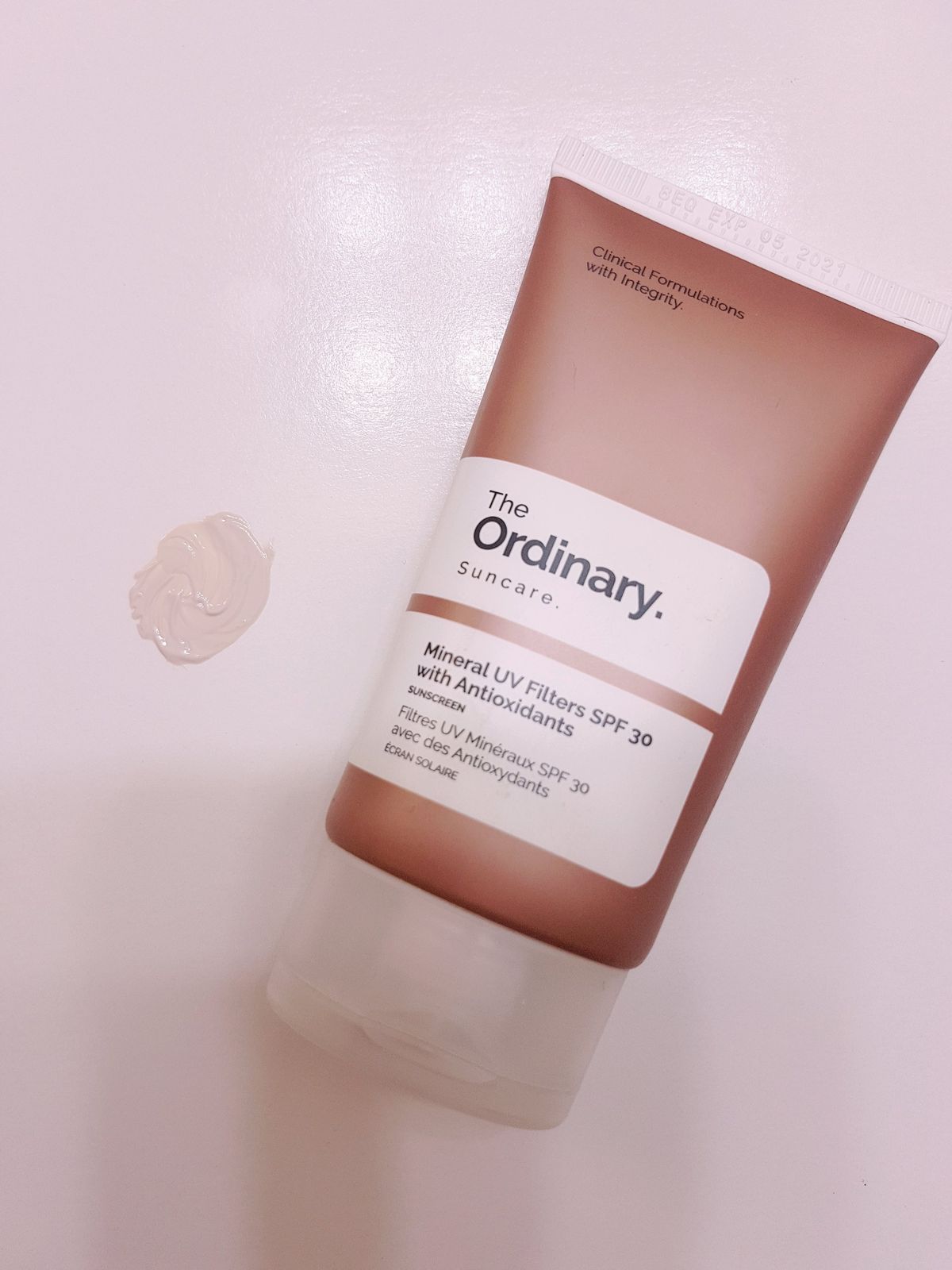 The ordinary suncreen mineral uv filters spf 30 -واقي الشمس ذا اوردنري