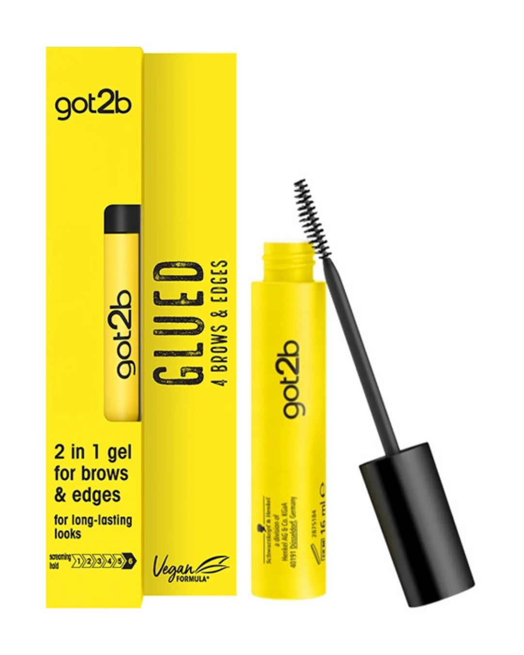 Got2b 2 in 1 stylinggel fur brows & edges - مسكارة تصفيف حواجب