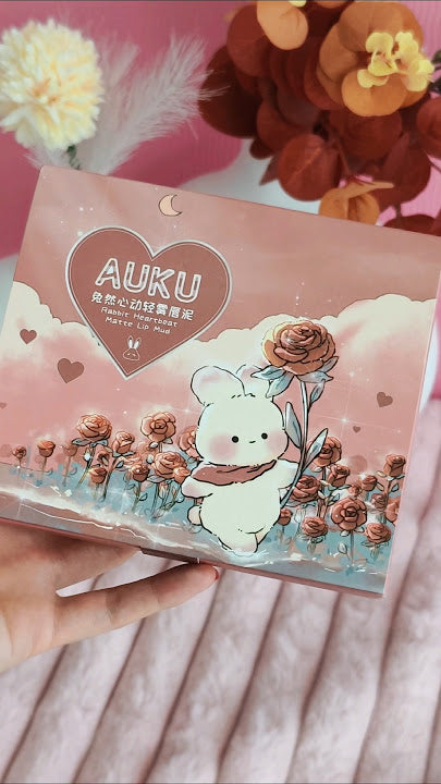 Auku rabbit heartbeat matte lip mud