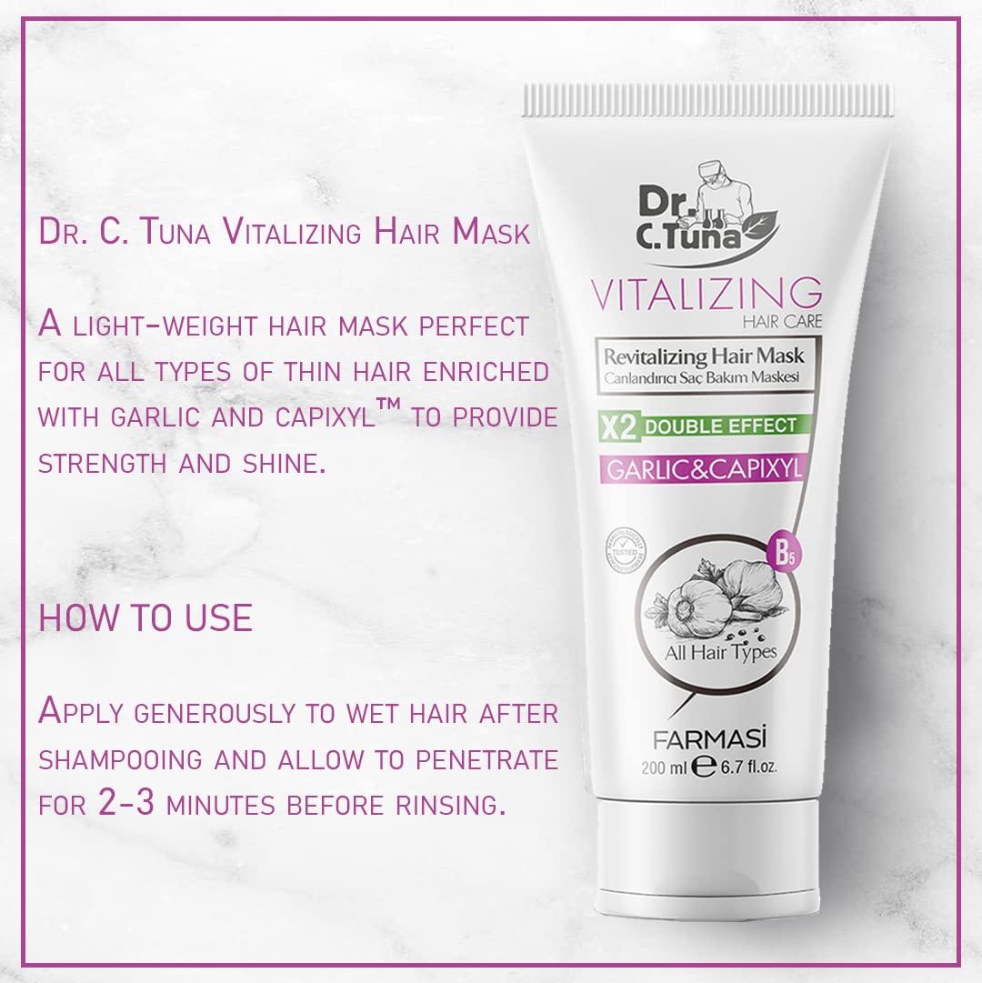Farmasi Dr.C.Tuna Vitalizing Hair Mask - ماسك للشعر الضعيف والمتساقط من فارمسي
