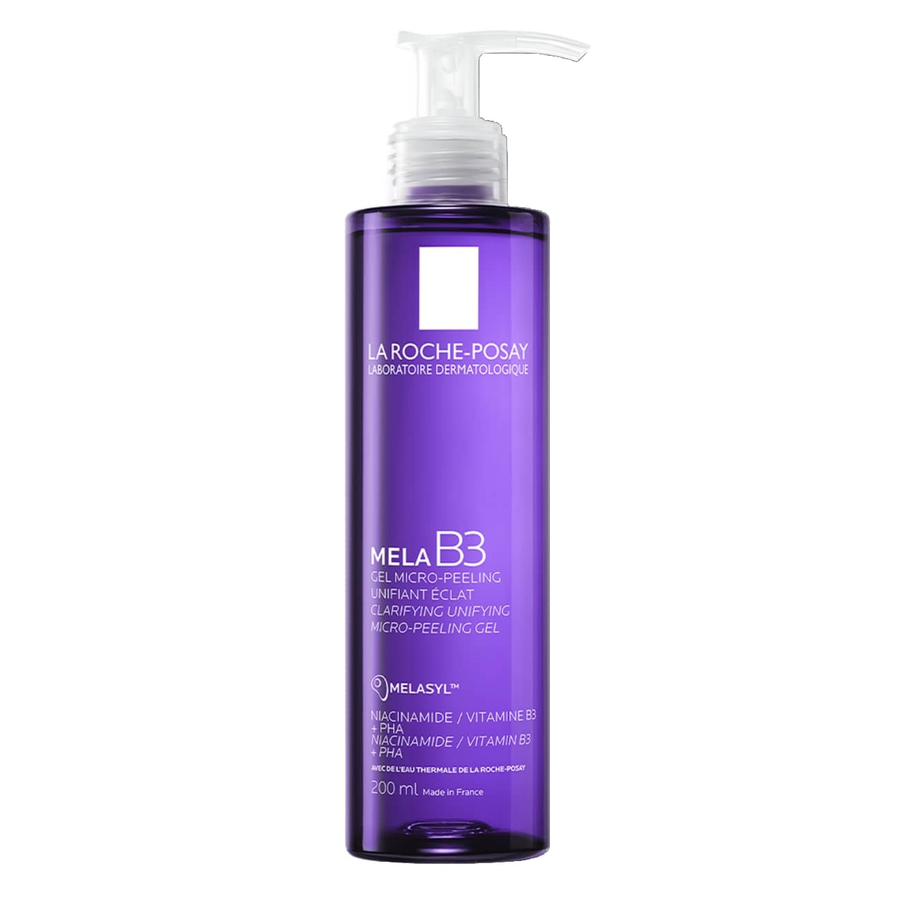 La Roche-Posay Mela B3 Micro-Peeling Unifying Radiance Clarifying Unifying Micro-Peeling Ge - غسول جل من لاروش بوزيه