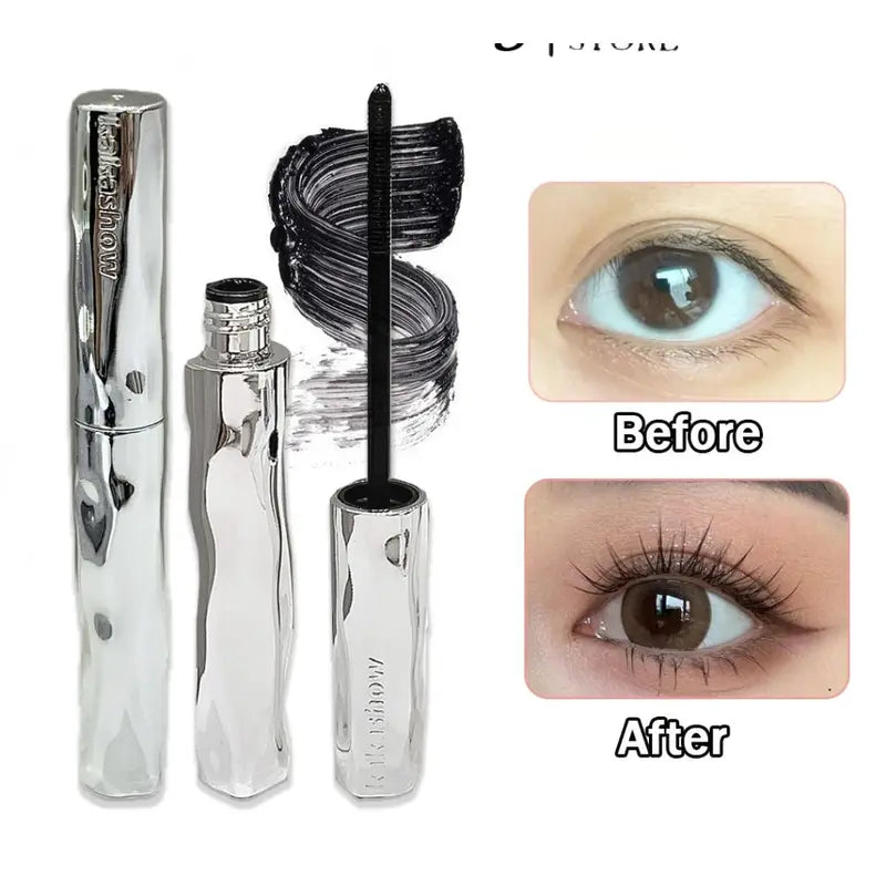 Kakashow curled up small silver rod mascara cream-مسكارة كريم فضية