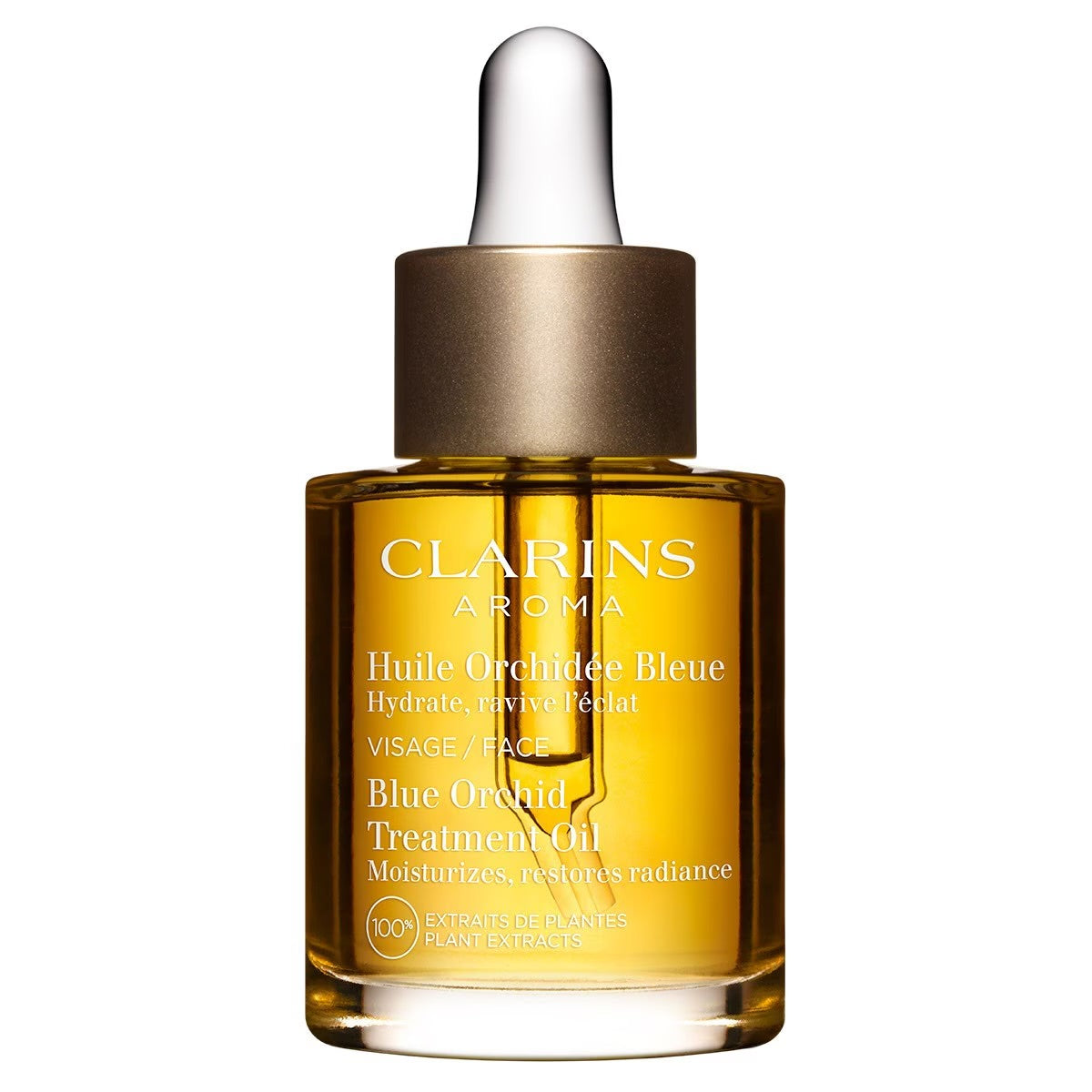 Clarins aroma Blue orchid treatment oil-زيت كلارنس العلاجي للبشرة جافة