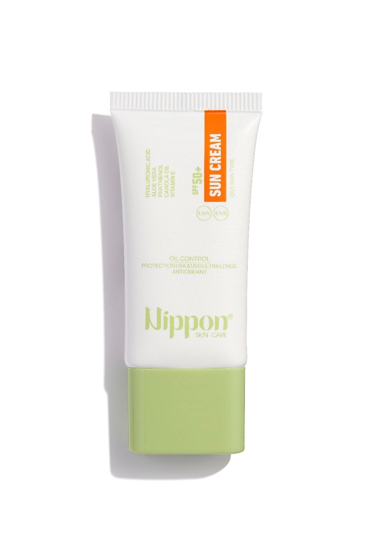 Nippon Skin Care Sun Cream SPF 50+ (Oil Control) - واقي شمس من نيبون للبشرة الدهنية