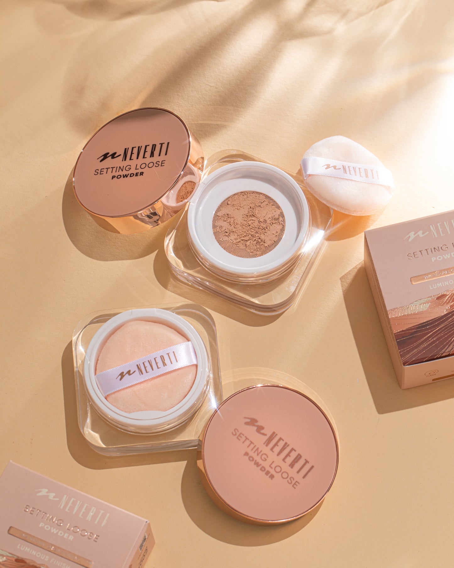 Neverti setting loose powder - لوس باودر مثبت مكياج من نيفرتي