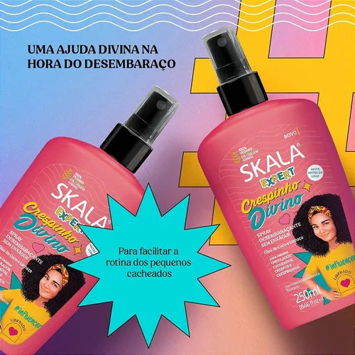 Skala Expert Crespinho Divino spray 250g - بخاخ الشعر لفك التشابك من سكالا برازيلية