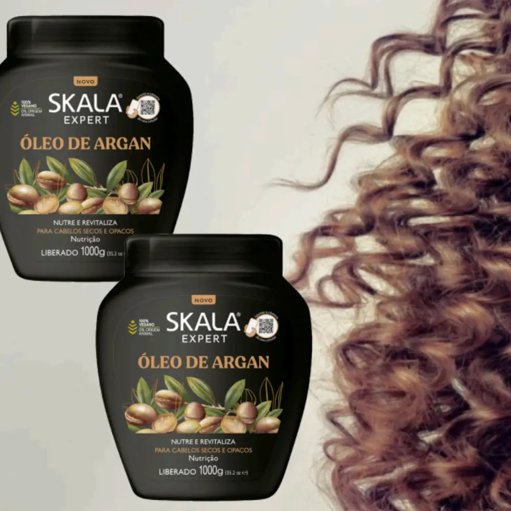 Skala expert oleo de argan creme 1000g- ماسك مرطب لكثافة الشعر بزيت ألاورغان من سكالا برازيلية