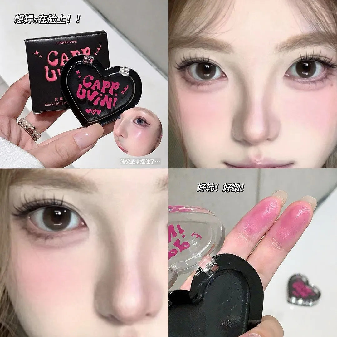 Cappuvini black spirit warm powder blusher-باودر بلاش الخدود