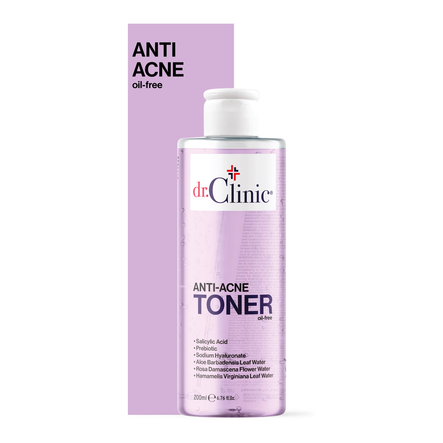Dr.clinic Anti-Acne Toner -تونر مضاد لحب الشباب بنفسجي من دكتور كلنك