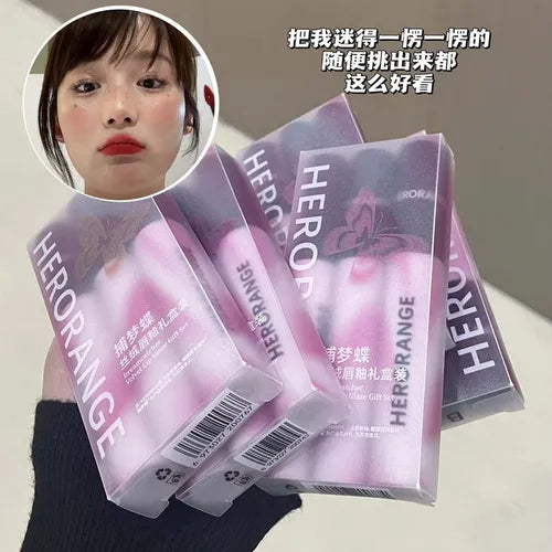 Herorange velvet lip glaze gift set