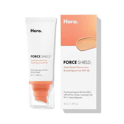 Hero. Force shield superbeam sunscreen spf 30-كريم واقي الشمس معدني