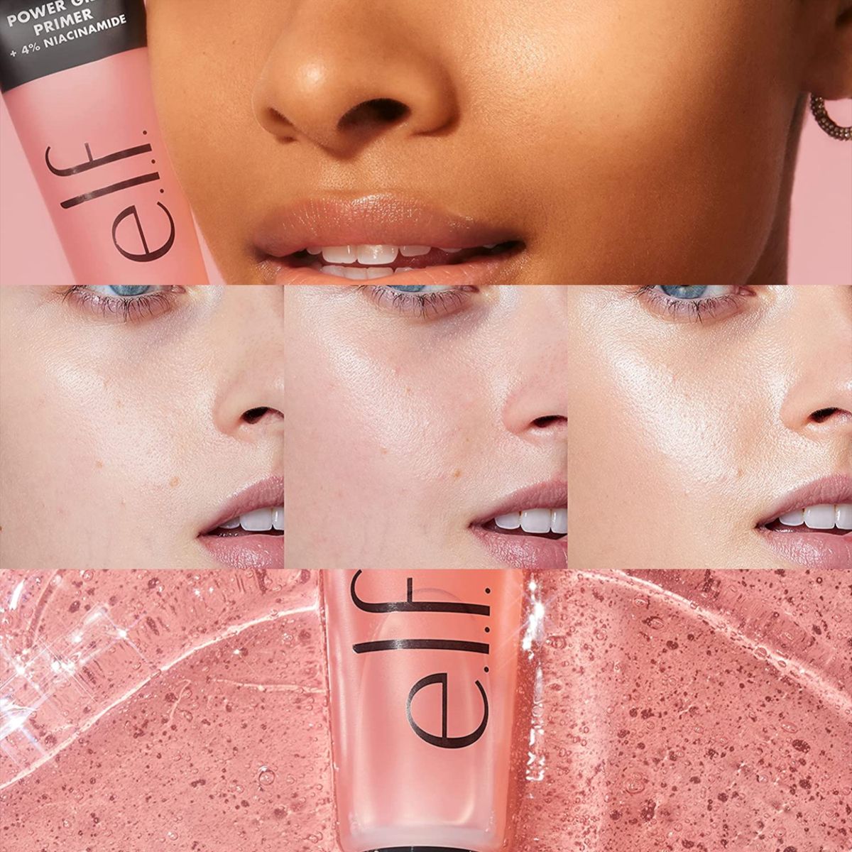 e.l.f power grip primer +4 niacinamide - ايلف برايمر مرطب بنياسانميد