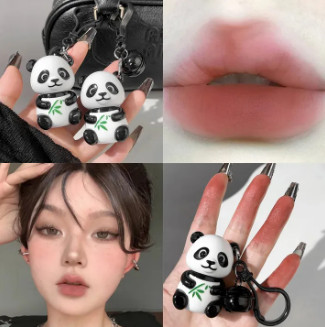 Art value little panda matte lip mud-أحمر شفاه باندا أكسسوار