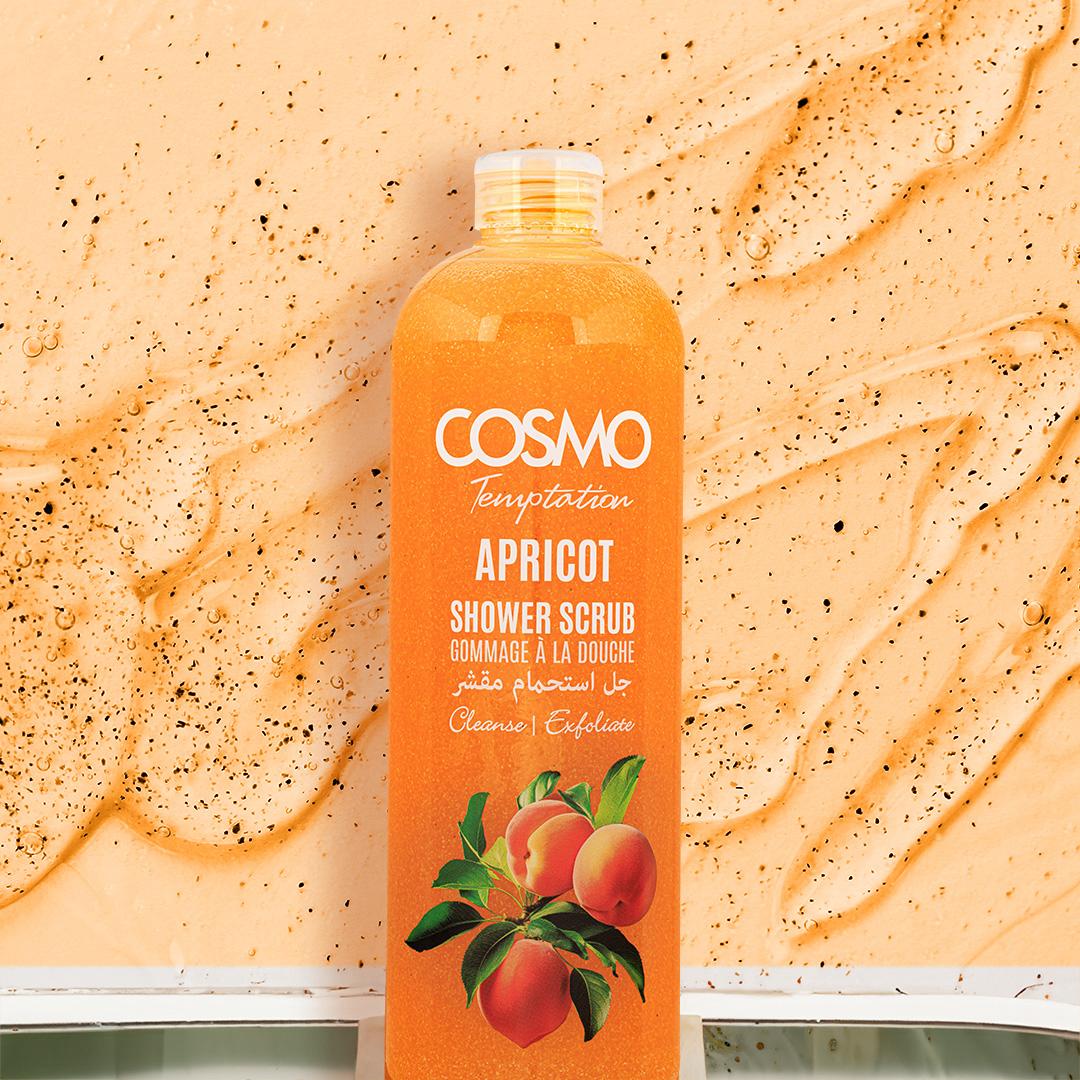 Cosmo Temptation Apricot Shower Scrub - مقشر الاستحمام بالمشمش المغري