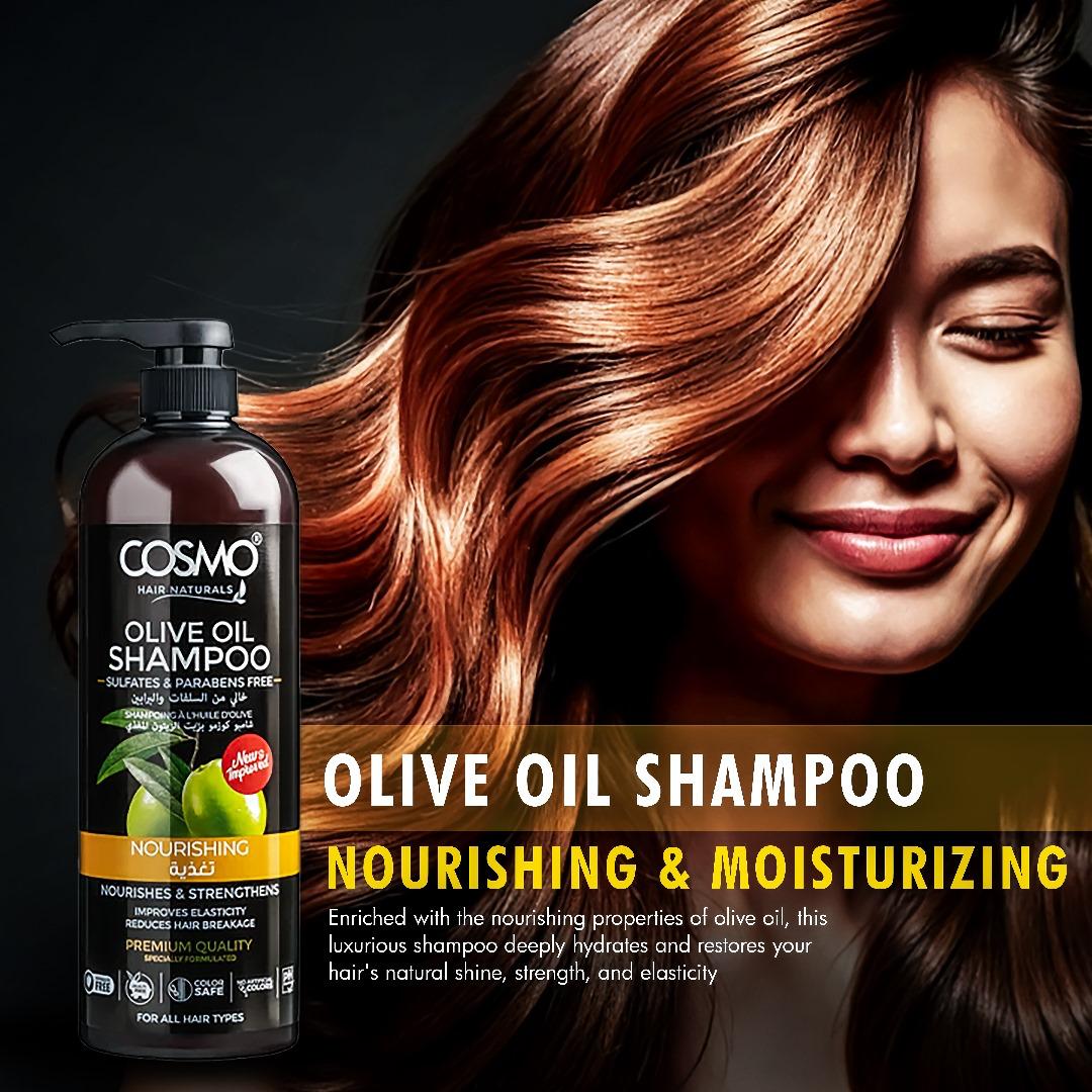 Cosmo Nourishing Olive Oil Shampoo - شامبو زيت الزيتون المغذي