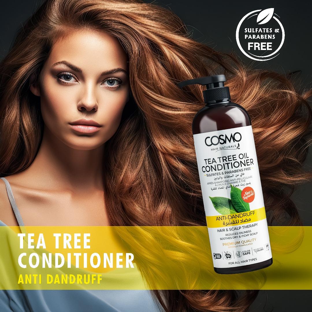 Cosmo Anti-Dandruff Tea Tree Oil Conditioner - بلسم زيت شجرة الشاي المضاد للقشرة