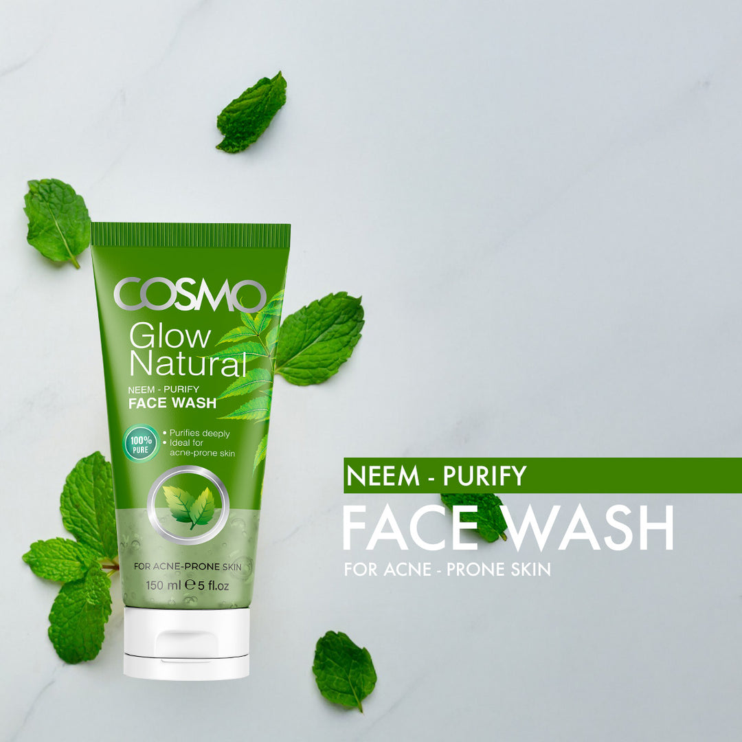 Cosmo Glow Natural Neem Purify Face Wash - غسول الوجه الطبيعي المتوهج بخلاصة النيم