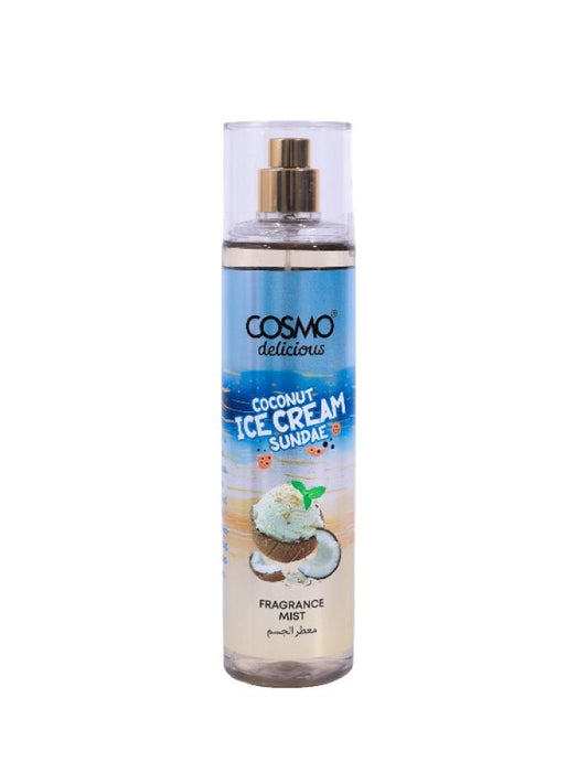 COSMO delicious COCONUT ICE CREAM SUNDAE-سبلاش معطر الجسم والشعر