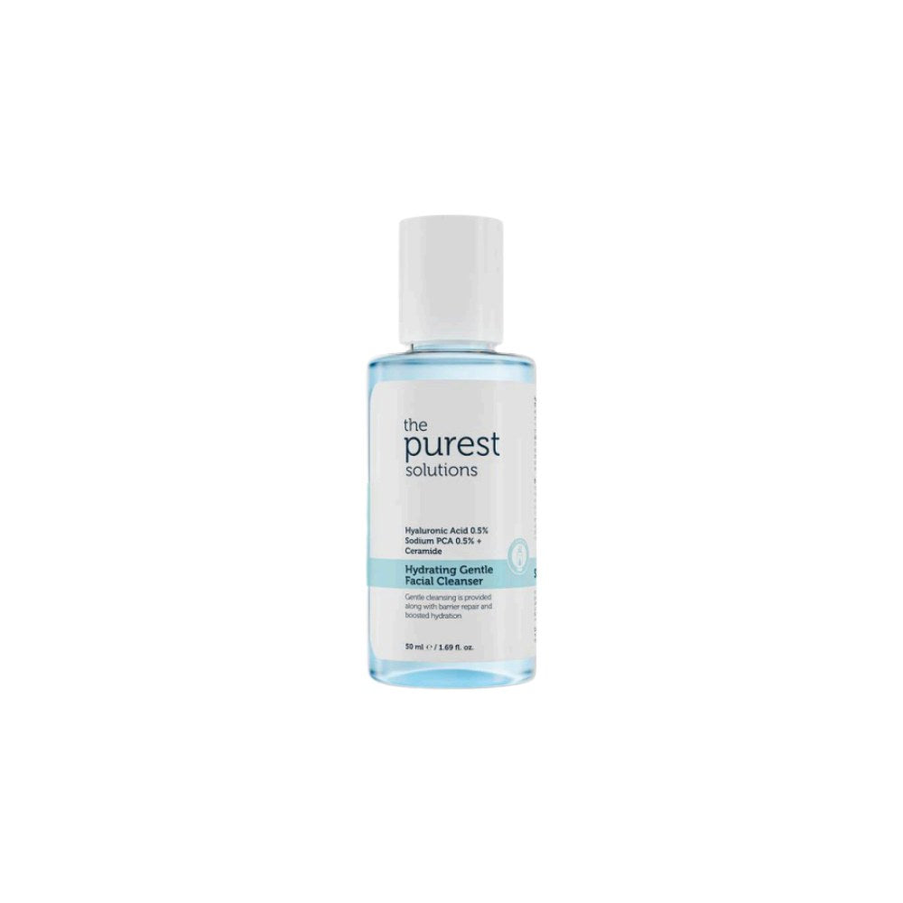 The purest solutions hydrating gentle facial cleanser 50ml - محلول المائي  غسول حجم السفر