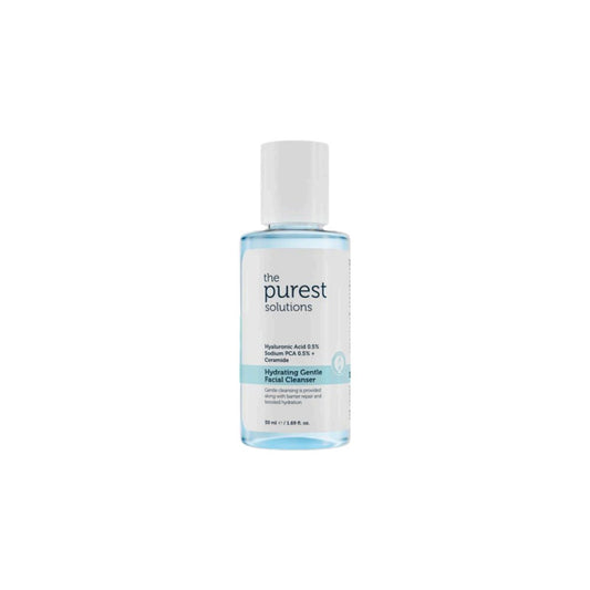 The purest solutions hydrating gentle facial cleanser 50ml - محلول المائي  غسول حجم السفر