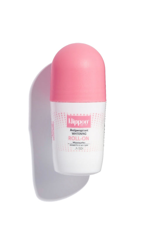Nippon Antiperspirant Whitening Roll - مزيل ومانع تعرق من نيبون وردي الون