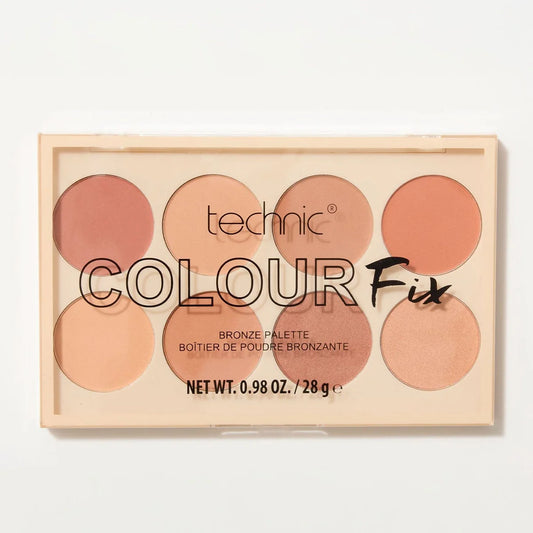 Technic colour fix bronze palette - باليت برونزر من تكنيك