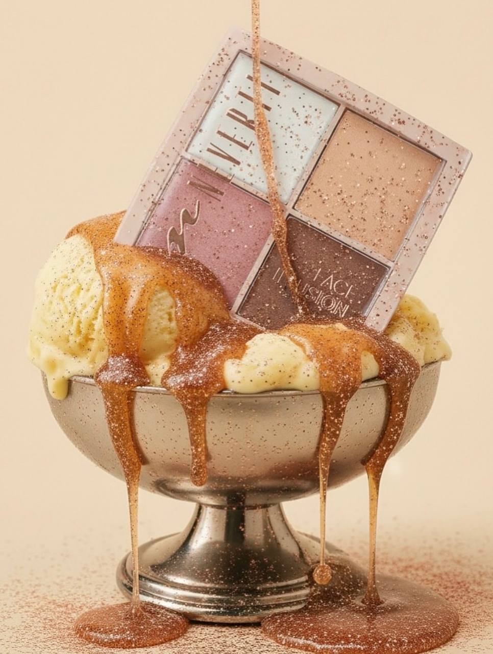 NEVERTI FACE highlighter PALETTE - باليت هايلايتر الوجه