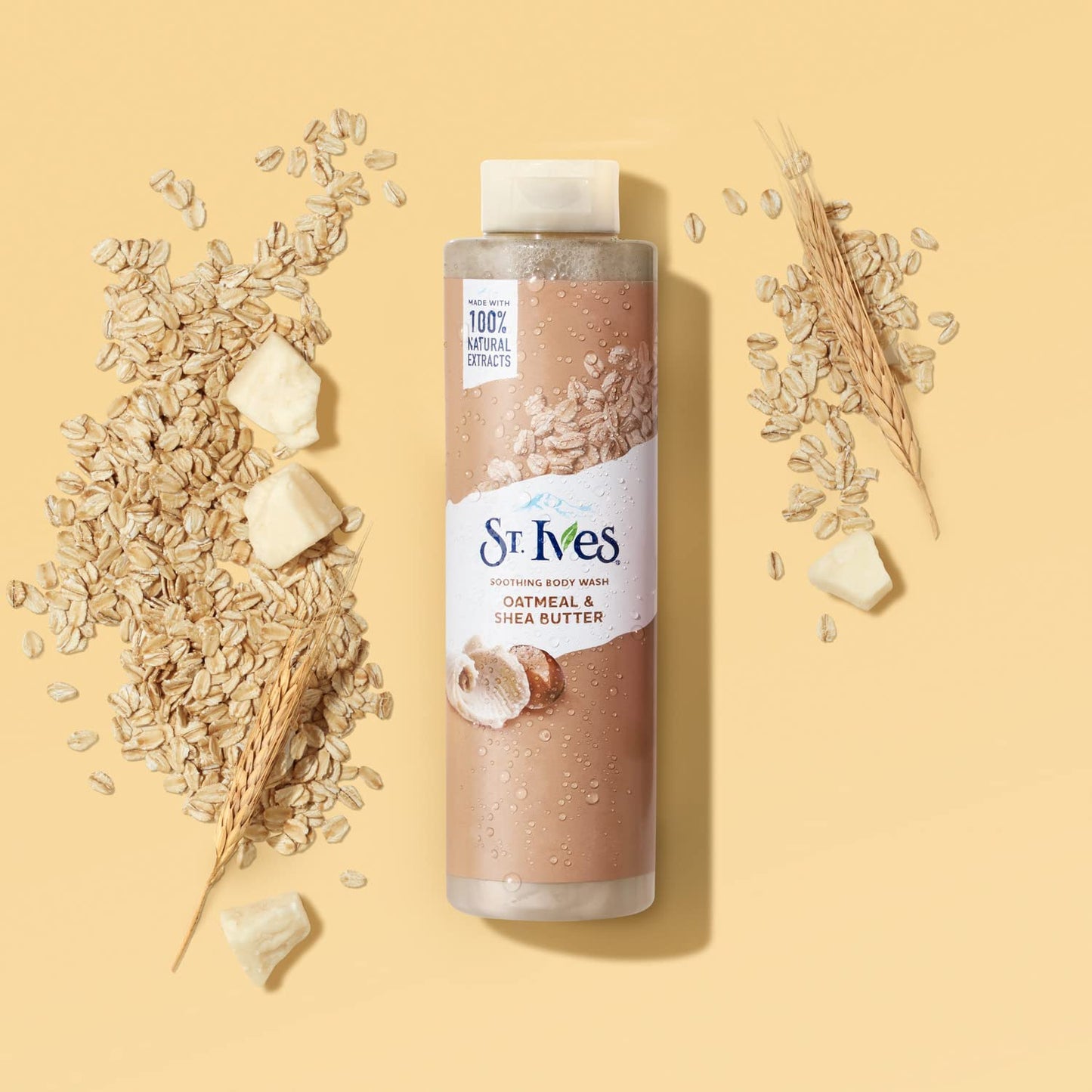 St.Ives SOOTHING BODY WASH
OATMEAL & SHEA BUTTER - غسول الجسم مهدئ بالشوفان وزبدة الشيا