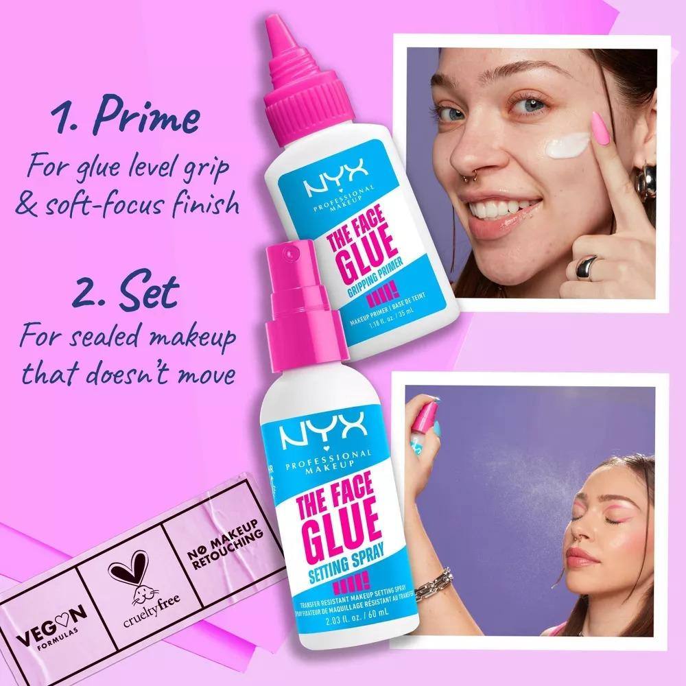Nyx the face gule set -سيت مثبت وبرايمر من نكس