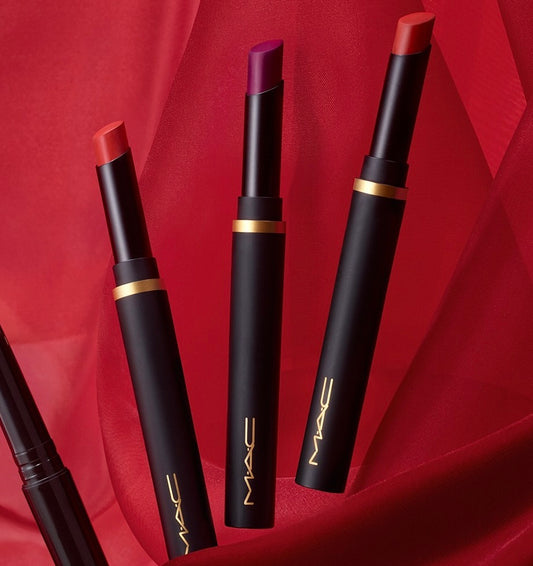 Mac powder kiss velvet lipstick - حمرة ماك ستيك