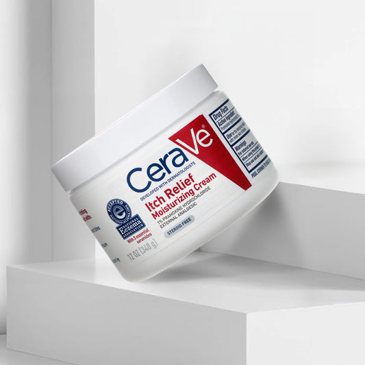 Cera Ve itch relief moisturizing cream 340g-كريم مرطب سيرافي