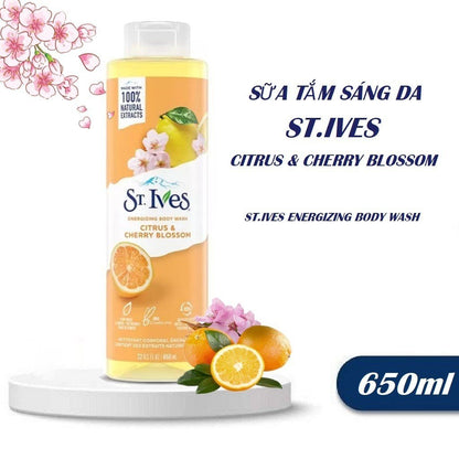 St.ives ENERGlZlNG BODY WASH COTRUS CHERRY BLOSSOM - غسول الجسم بالحمضيات