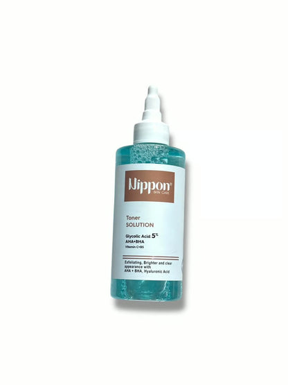 Nippon Skin Care Toner Solution - تونر مقشر حمض الجليكوليك بنسبة 5%