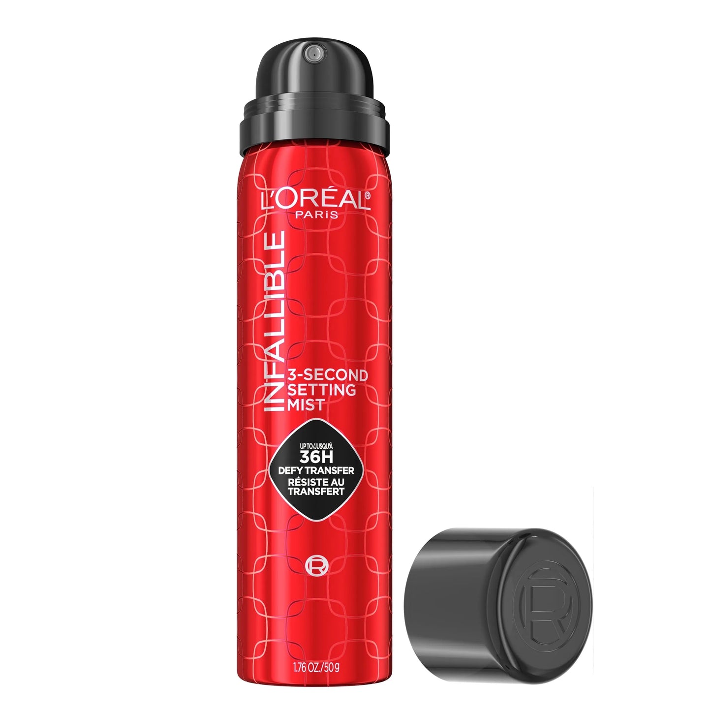 L’oreal paris infallible 3-second setting spray mist, clear - بخاخ مثبت مكياج من لوريال باريس