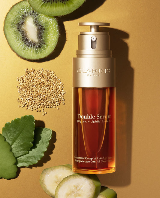 Clarins double serum traitemnt complet anti-age intensif 50ml - سيروم دبل متقدم للتجاعيد وشيخوخة