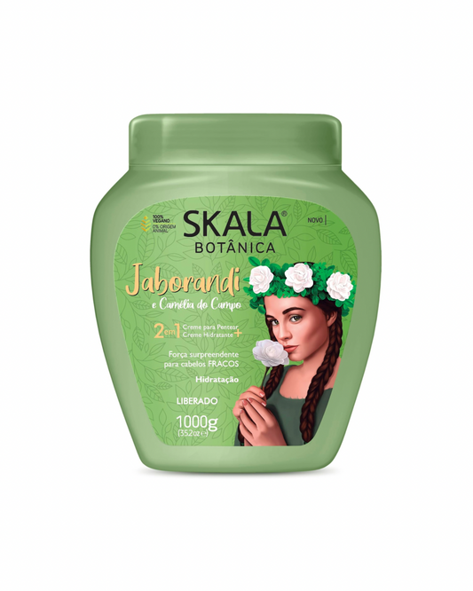Skala botanica jaborandi 2em1 creme 1000g - ماسك مرطب ومغذي الشعر الضعيف والجاف من سكالا برازيلية