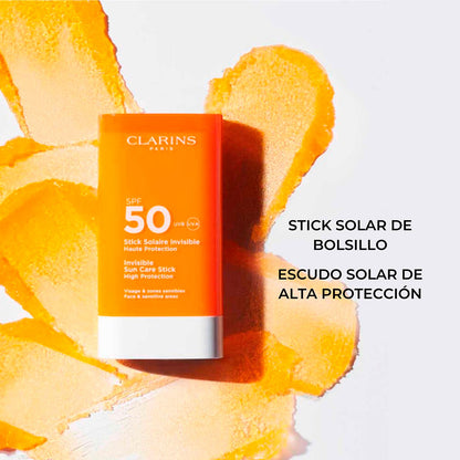 Clarins invisible sun care stick spf 50كلارنس – واقي شمس ستيك شفاف SPF50