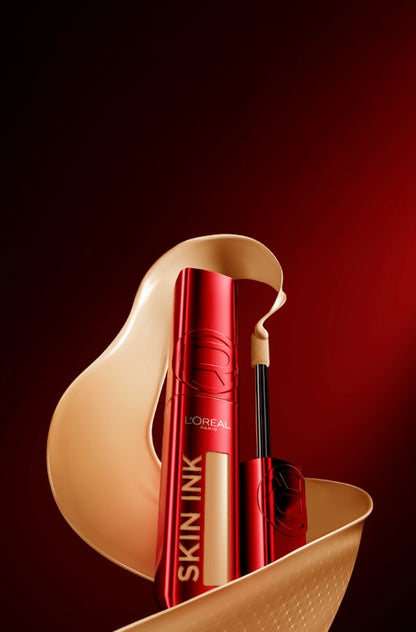 L’oreal conecelar skin ink long lasting 2in1 -  كونسيلر وكريم أساس من لوريال