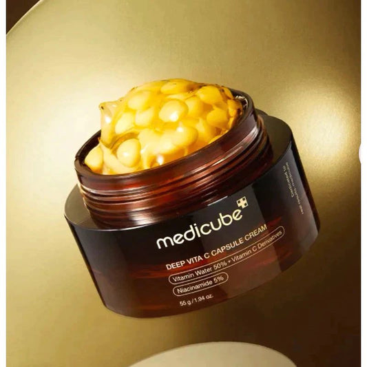 Medicube deep vita c capsule cream- كريم ميديكوب مرطب فيتامين سي  كبسولات