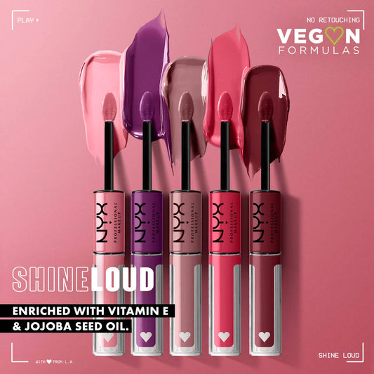 Nyx shineloud lip color rouge aleveres
