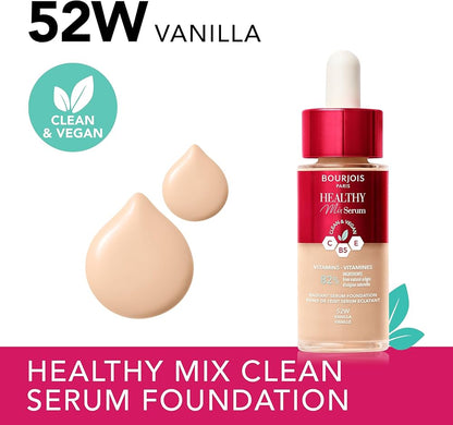 Bourjois paris healthy mix clean serum foundation - سيروم كريم أساس من برجواه