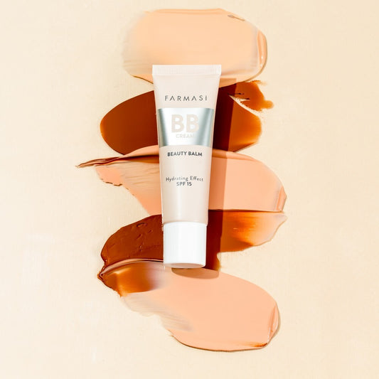 Farmasi BB cream beauty balm hydrating effect spf 15 medium - كريم بي بي