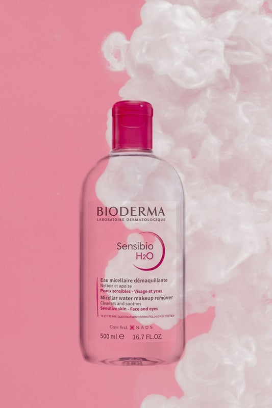 Bioderma solution micelle sensibio h2o-بيو دارما محلول تنظيف ومزيل مكياج