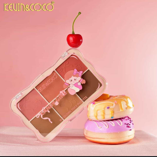 Keuin&coco G colors face palette-باليت الوان