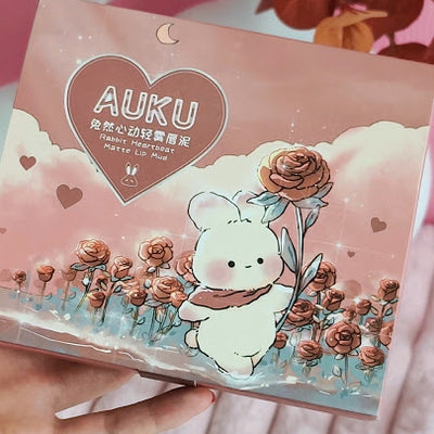 Auku rabbit heartbeat matte lip mud