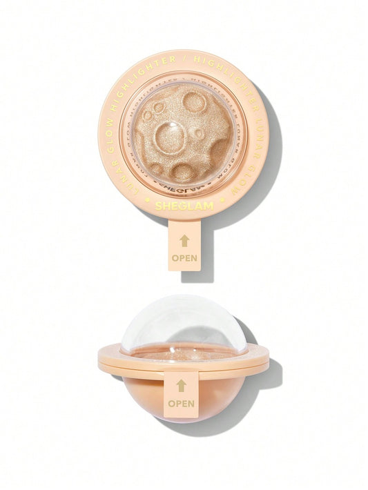 Sheglam lunar glow highlighter - أضاءة بودرة مضغوطة من شيكلام
