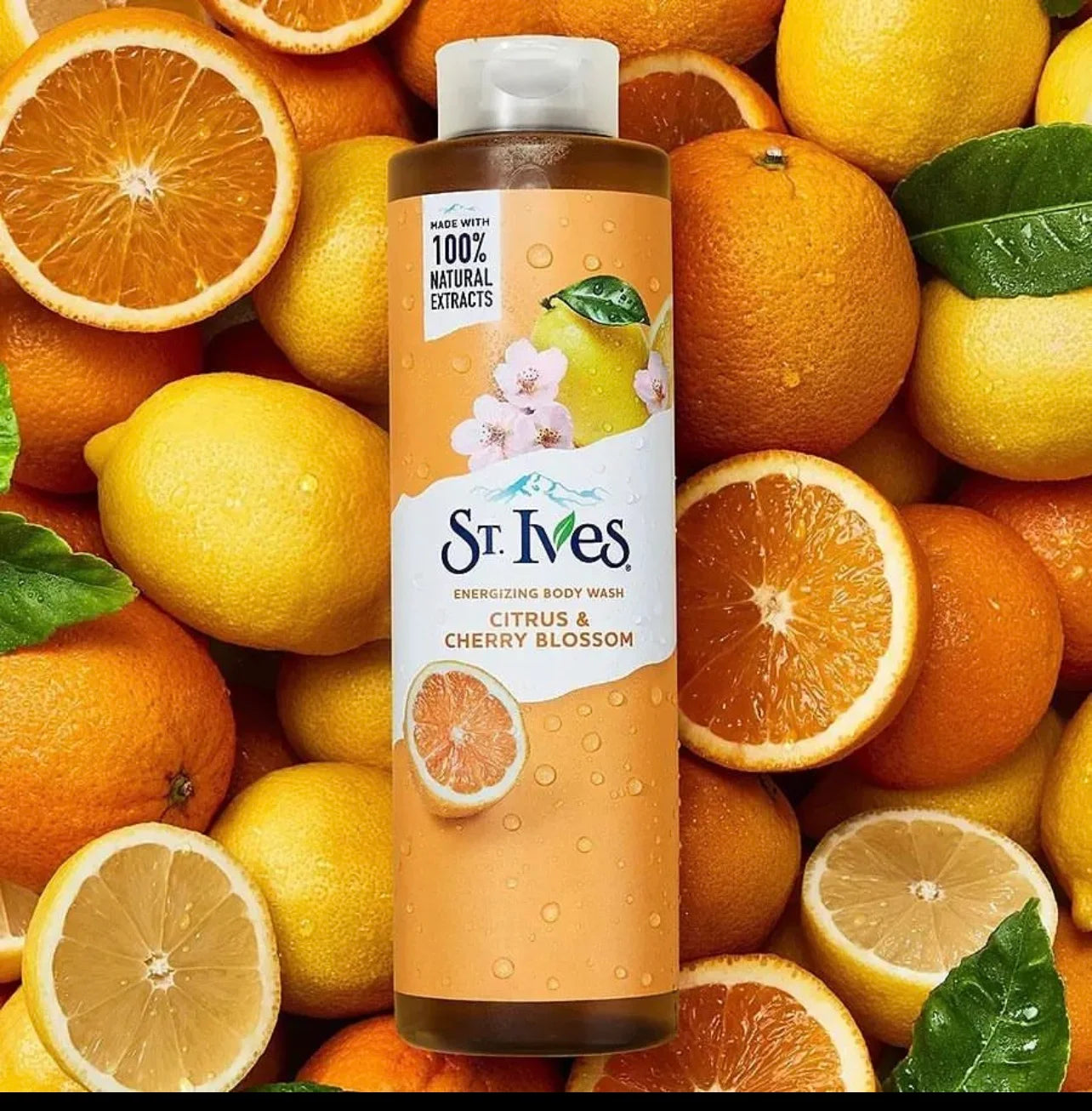 St.ives ENERGlZlNG BODY WASH COTRUS CHERRY BLOSSOM - غسول الجسم بالحمضيات