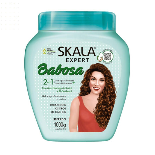 Skala expert babosa 2em1 creme 1000g - كريم مرطب الشعر ومصفف بزبدة الشيا من سكالا برازيلية
