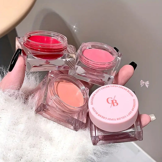 Gege bear soft color lipsy cream blush-كريم بلاش مخملي